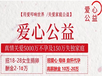 启东捐卵助孕生子 爱心志愿者招募